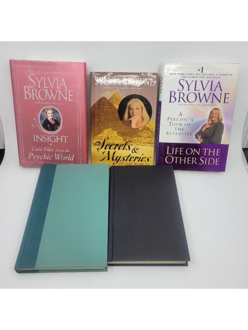 Sylvia Browne Lot of 5 Books - Insight, Afterlife, Mysteries, Psychics
